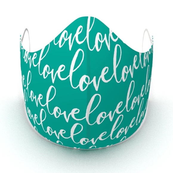 QUALITY BREATHABLE KIDS MASK - LOVE SCRIPT - Picture 1 of 1